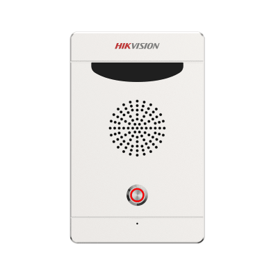 Estación de Alarma de Pánico / Audio Bidireccional / Altavoz 3W Integrado / Micrófono Omnidireccional / 2 Entradas y 2 Salidas de Alarma / IP65 IK08 / Montaje Pared y Empotrado / Exterior Aluminio