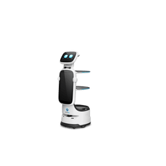 Robot de Entrega Automatizado / Área de Cobertura Máxima 200*200? / Velocidad de Movimiento Ajustable 0.1~1.0 m/s / Colaboración Multi-robot Hasta 20 Robots / Batería de Ion de Litio Ternaria / Pantalla de Publicidad 18.5 pul