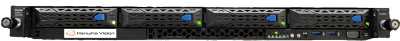NVR Wisenet WAVE basada en Ubuntu Linux / Montable en Rack 1U / Incluye 1 licencia WAVE-PRO-04 / 470 Mbps throughput / Incluye 80 TB para almacenamiento