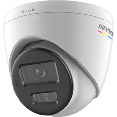 [Dual Light + ColorVu] Turret IP 4 Megapixel / Lente 2.8 mm / 30 mts IR + 30 mts Luz Blanca / Micrófono Integrado / ACUSENSE Lite / Exterior IP67 / WDR 120 dB / PoE / Micro SD