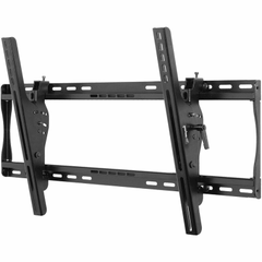 Montaje de pared Universal con inclinacion para Pantallas de 40" a 75" / Inclinación +15° a -5° / Capacidad Carga 79 kg / Sistema Hook-and-Hang Instalación Individual