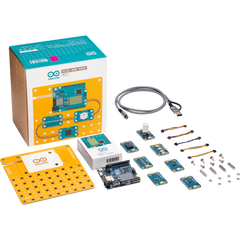 Kit Arduino® Plug and Make / Arduino® UNO R4 WiFi / 7 Nodos Modulino® / Conexión I2C Qwiic / Compatible con Arduino® Cloud / Sin Soldadura