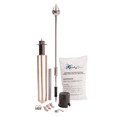 Kit Pararrayo con Punta de Aluminio con Avance de Cebado de 60 m. y Accesorios de Instalación en Torre.