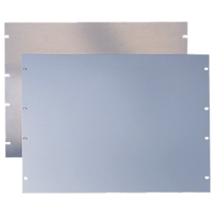 Tapa Ciega Para Rack Estándar de 19in, Plano, de Acero, 2 UR, Color Gris