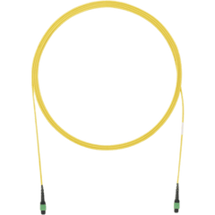 Cable de Interconexión de 12 Fibras Ópticas Monomodo OS2, de PanMPO Hembra a PanMPO Hembra, Polaridad A, LSZH, de 1.5 Metros (4.92 Pies)