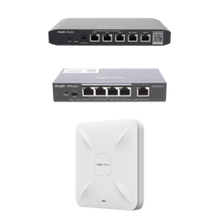 Equipos Ruijie DEMO Ideal para Probar Integraciones de Redes y WiFi 5 con CCTV