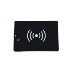 Lector RFID UHF de Sobremesa / Frecuencias UHF 866-868MHz y 902-928MHz / Protocolo EPC C1 GEN2 (ISO18000-6C) / Distancia de Lectura Máx. 80 cm / Alimentación y Comunicación por USB Tipo C / Grado de Protección IP44 / Tama&n