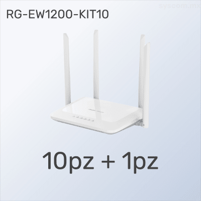 KIT BUEN FIN Router RG-EW1200, 11 Piezas al Precio de 10
