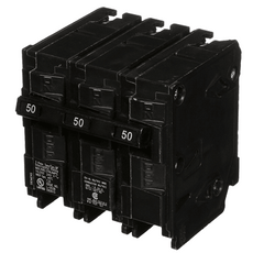 Interruptor automático enchufable tipo QP 3 polos, 50 amp