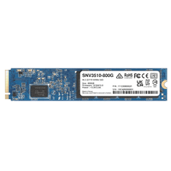 SSD NVMe M.2 SNV3410/3510 | SSD 800GB | Alto Rendimiento 400000 IOPS Lectura | 70000 IOPS Escritura | Resistencia 1022 TBW | Protección de Datos Integral | Análisis de Vida Útil | Diseñada para Sistemas Synology.