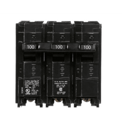 Interruptor automático enchufable tipo QP 3 polos, 100 amp.
