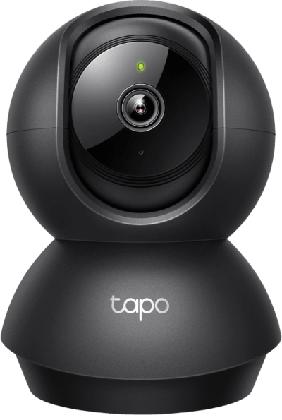 Cámara de Seguridad Interior Wi-Fi 360°, 1080p Full HD, Visión Nocturna 12 m, Detección IA Personas y Llanto de Bebé, Audio Bidireccional, Compatible Alexa y Google Home, Almacenamiento microSD 512 GB