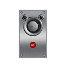 Video/ Intercomunicador IP, Altavoz 10W, 2 relevadores con botón para llamada, anti-vandálico, IP66 e IK10, PoE