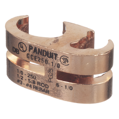 Conector de Conexión Tierra tipo "E" para Conductor de Cobre 6 AWG SOL – 1/0 AWG STR (16–50 mm2).
