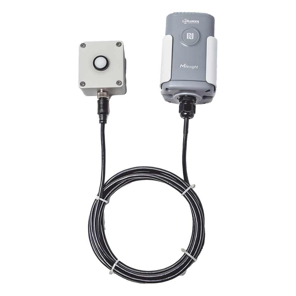 Sensor Inteligente de Iluminación LoRaWAN / Monitoreo de Luz Ambiental / IP67 / Batería 10 Años / para Automatización (BMS)