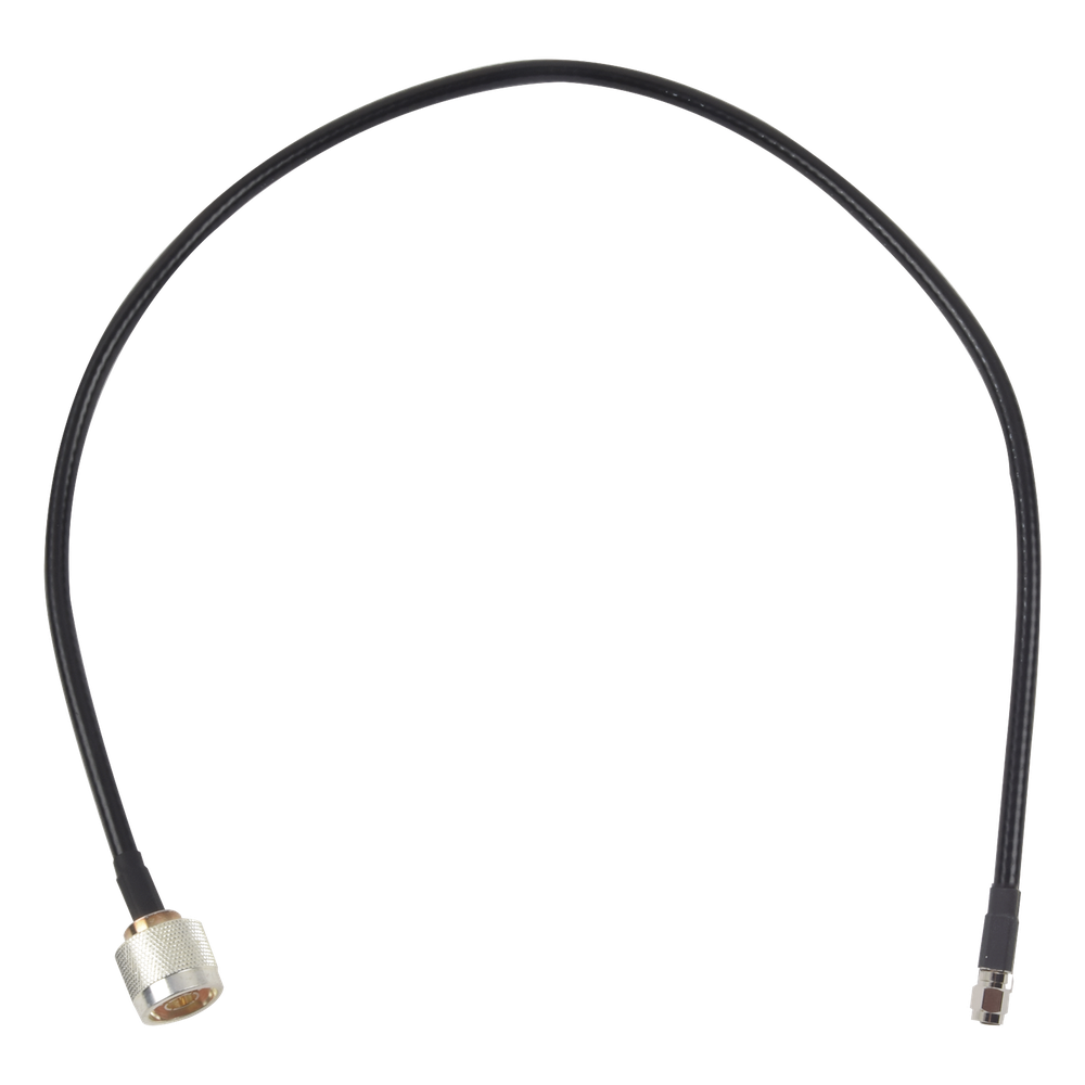 Cable LMR-240UF (Ultra Flex) de 60 cm (23.62 pulgadas) con Conectores N Macho y SMA Macho.