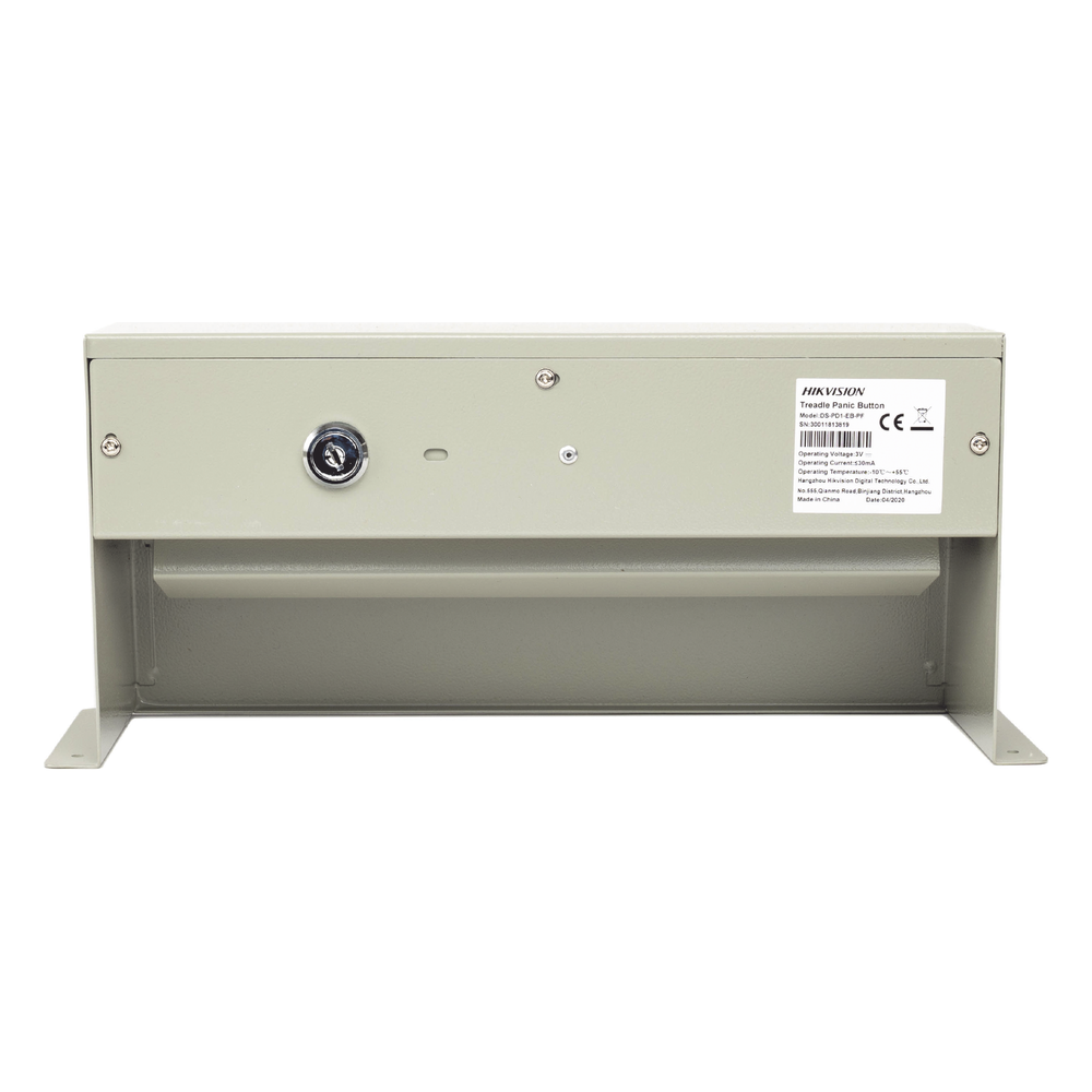 Botón de Pánico Tipo Pedal / Construcción Metálica / Contacto NO/NC / 333 x 88 x 145 mm / Para Paneles AX Hybrid PRO