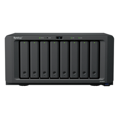 NAS DiskStation DS1825+ | 8 Bahías | AMD Ryzen V1500B | 8 GB DDR4 ECC | Hasta 2,239 MB/s Lectura | 2 Puertos 2.5GbE | Expansión PCIe 3.0 | Compatible con 10GbE y 25GbE | Caché SSD M.2 | Synology DSM.
