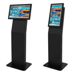 Montaje tipo Kiosko Para Pantallas Indoor Peerless-AV / Base Rectangular / Puertas con Seguridad / Gestión Interna de Cables / Compatible con formato VESA 100x100 a 200x200 (pantalla no incluida)