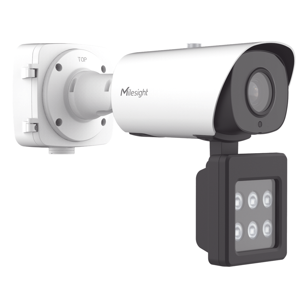 Cámara Bullet AI Road Traffic Pro / LPR en Tiempo Real / Luz Suplementaria IR/Blanca / 90 fps / Starvis 0.002 Lux / Super WDR 140dB / IP67 / ONVIF y VMS