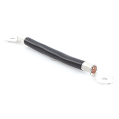 Cable para Baterías, 0.2m, Negro, Calibre 2 AWG con Terminales de Ojo en Ambos Extremos