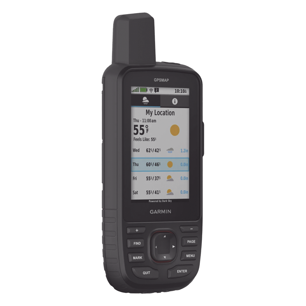 Navegador GPS Outdoor GPSMAP 67i / Pantalla TFT Transflectiva a Color 3″ / Resolución 240 x 400 Píxeles / Batería Recargable de Ión-Litio / Autonomía Hasta 840 Horas / IPX7 / MIL-STD-810 / Brújula de Tres Ej