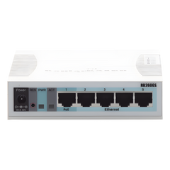 Switch Mikrotik 5 puertos Gigabit Ethernet y 1 SFP