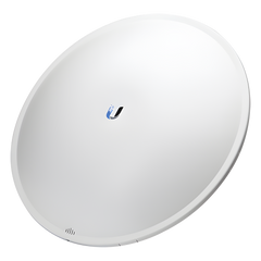PowerBeam airMAX AC hasta 450 Mbps, frecuencia 5 GHz (5150 - 5875 MHz) con antena tipo plato de 27 dBi, radomo incluido