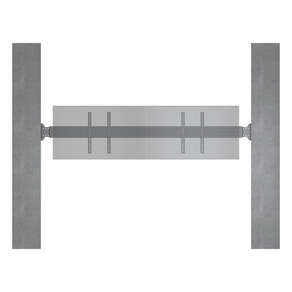 Sistema de Montaje en Pared / Rieles 2000 mm (78.7 in) / Estructura Modular / Soporte Ajustable / Incluye Herramientas y Tornillería Completa