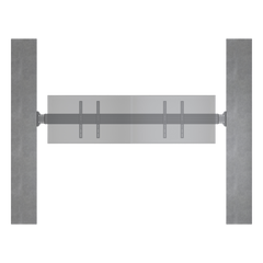 Sistema de Montaje en Pared / Rieles 2000 mm (78.7 in) / Estructura Modular / Soporte Ajustable / Incluye Herramientas y Tornillería Completa