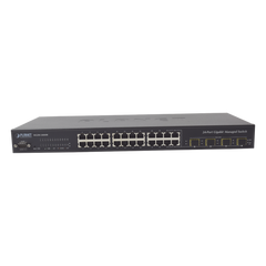 Switch Administrable L2+ 24 puertos 10/100/1000 Mbps, 4 Puertos Combo SFP