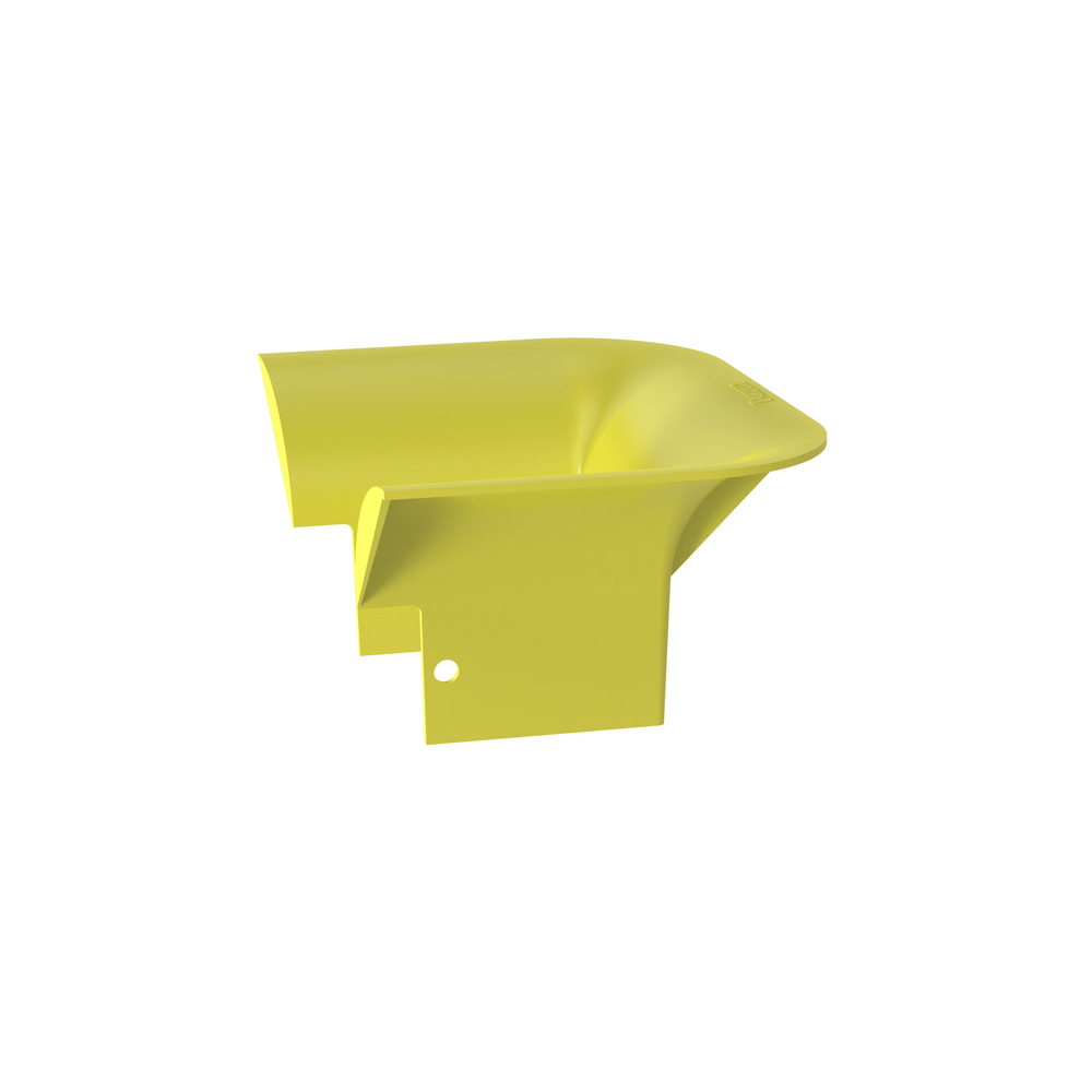 Accesorio de Control de Radio de Curvatura, Para Bajadas de Cable con Canaletas FiberRunner 4x4, Color Amarillo