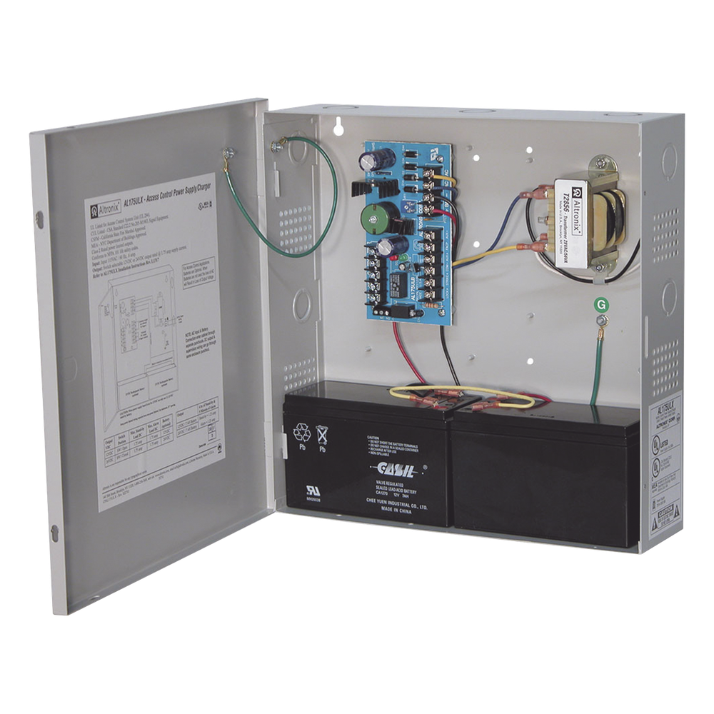Fuente de poder para control de acceso de 12/24 Vcc @ 1.75 A