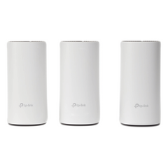 KIT 3 Routers Inalámbricos MESH Interior para Hogar / Doble Banda Wi-Fi 5 AC1200 Mbps / 2 Puerto Gigabit WAN/LAN / 2 Antenas Internas / Administración Mediante la App Deco (iOS, Android)