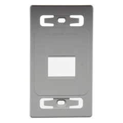 Placa de Pared Modular MAX, de 2 Salidas, Color Blanco