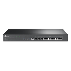 Router Omada VPN /  SDN Multi-WAN 10G / 1 Puerto WAN SFP+ 10G / 1 Puerto WAN/LAN SFP+ 10G / 1 Puerto WAN/LAN SFP 1G / 8 puertos LAN/WAN 1G / 2 Puertos USB / 2.3 Millones Sesiones Concurrentes / Administración Centralizada OMADA SDN.