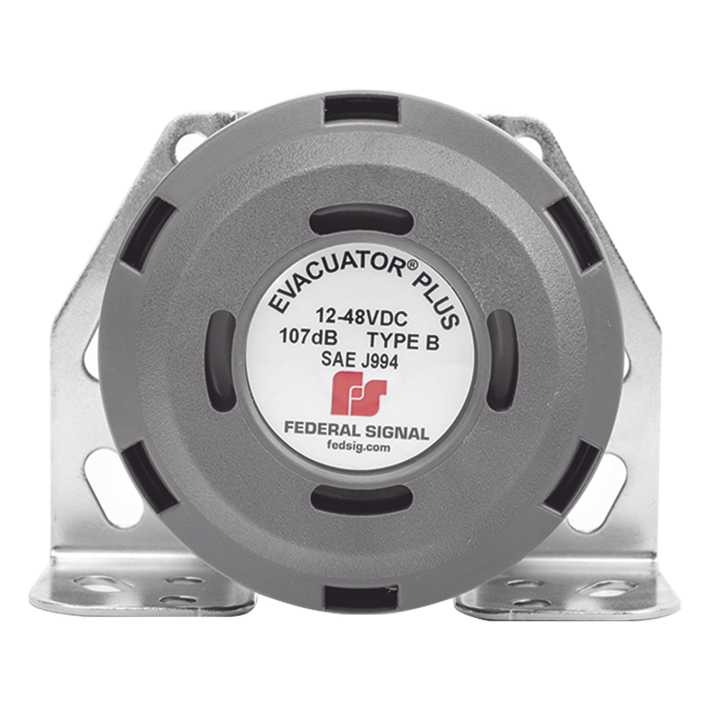 Alarma de Reversa Vehicular y Sirena de Evacuación, 12-48 Vcc, 107 dB