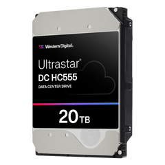Disco Duro Empresarial WD Ultrastar HC555 / 20TB / SATA 6Gb/s / 7200 RPM / HelioSeal / ePMR / CMR