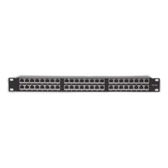 Panel de Parcheo de Impacto (110) Blindado de 48 Puertos Cat6A