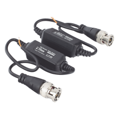 Kit de Transceptores (Baluns) para EXTERIOR TurboHD Hasta 4K HD-TVI / HD-CVI / AHD / CVBS / COAXITRON / AUDIO POR COAXITRON  / Menu OSD / CONECTORES 100% COBRE / Con Cable RF Blindado. Distancia de hasta 200 m en 4K. Calidad PREMIUM