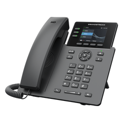 Teléfono IP Grado Operador / 3 Líneas / 12 Botones Virtuales Multiuso / Pantalla LCD 2.8 Pulgadas / Puertos Gigabit con PoE / Audio HD / Compatible con GDMS