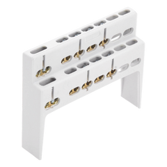 Soporte + Barra de Conexion (8 MOD) (8+2 ENTR.) IP40