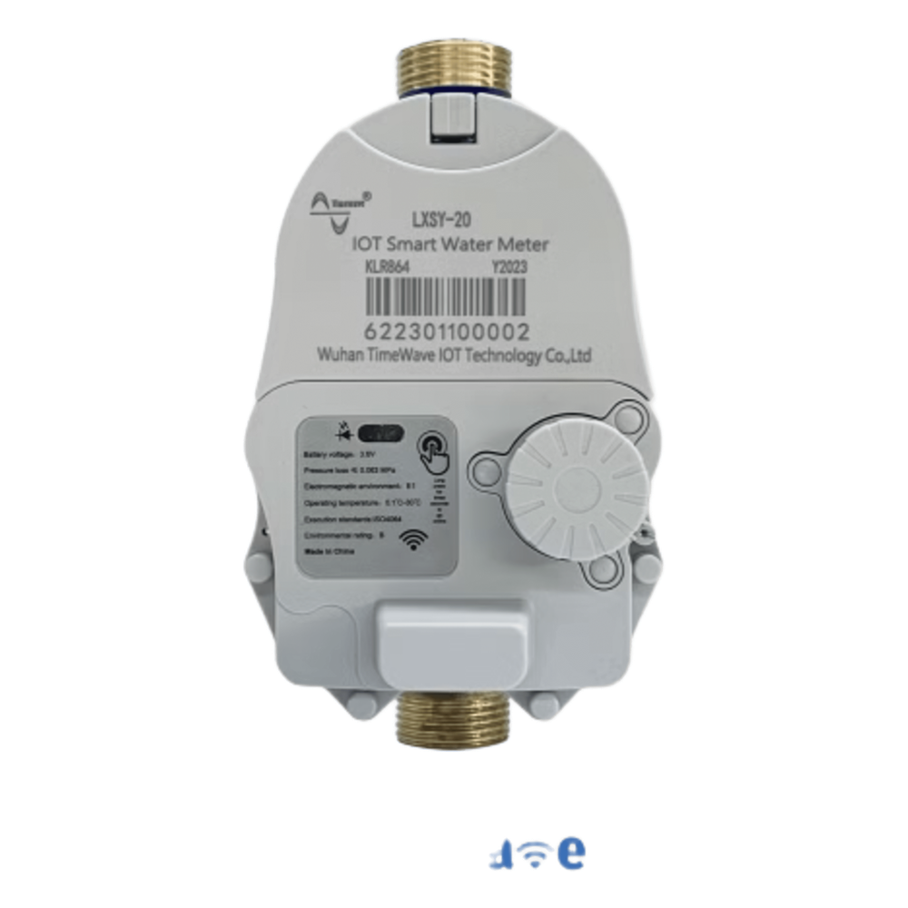 Medidor de Agua Mecánico LoRaWAN IoT de 1/2 Pulgada / Smart Metering y Telemetría para BMS / Válvula de Corte de Flujo / Batería Litio de Larga Duración / Comunicación Inalámbrica / Monitoreo Remoto