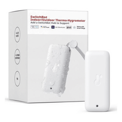 Medidor de temperatura y humedad para uso exterior o interior Datos en pantalla / inalámbrico BLUETOOTH compatible con HUB SwitchBot