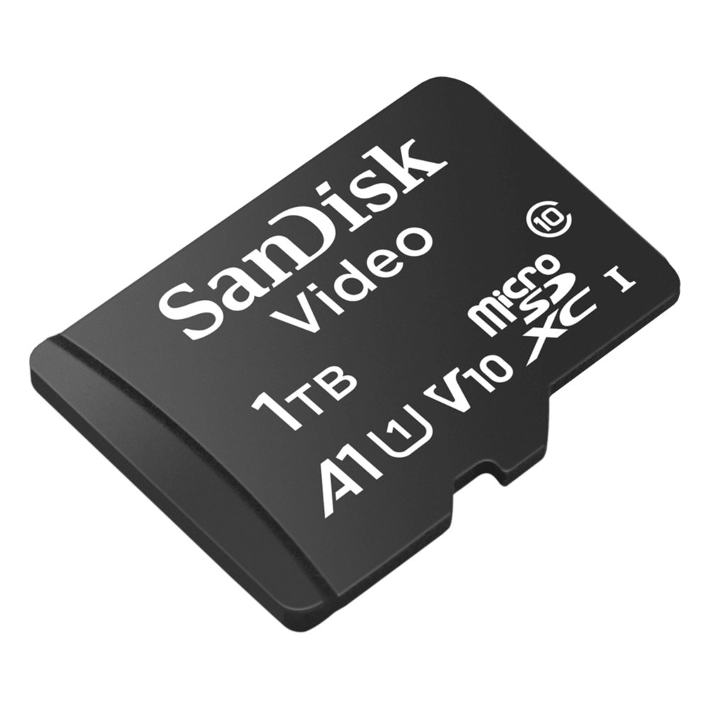 Memoria microSD SanDisk 1TB (1024GB) / Alta Resistencia / Videovigilancia / Clase 10
