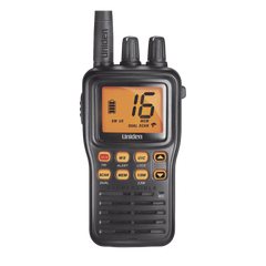 Radio Marino Portátil VHF, flotante y sumergible, Rx: 156.050-163.275MHz Tx: 156.025-157.425MHz, cumple con los canales marinos Internacionales, de EUA y Canadá