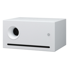 Subwoofer de Superficie | 10" | Baja Impedancia | Bass Reflex | 8 ohms | 100w por canal | Color Blanco