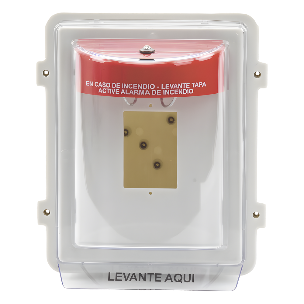 Protector Universal para Estación Manual, Fabricado en Policarbonato Súper Fuerte Para Uso en Exterior