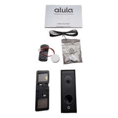 Videoportero IP ALULA / 1080P HD / 2MP / 140° Campo Visión / Visión Nocturna 4.9 m (16 ft) / Audio Bidireccional / IP55 / Wi-Fi 2.4GHz / Micro SD 128GB