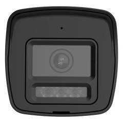 [Audio Bidireccional + Dual Light + ColorVu] Bala TURBOHD 3K (5 Megapixel) / Lente 2.8mm / 30 mts IR EXIR + 20 mts Luz Blanca / Micrófono y Bocina Integrado / Exterior IP67 / Metal / dWDR